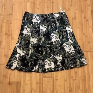 Saks Fifth Vintage Embellished A-Line Skirt